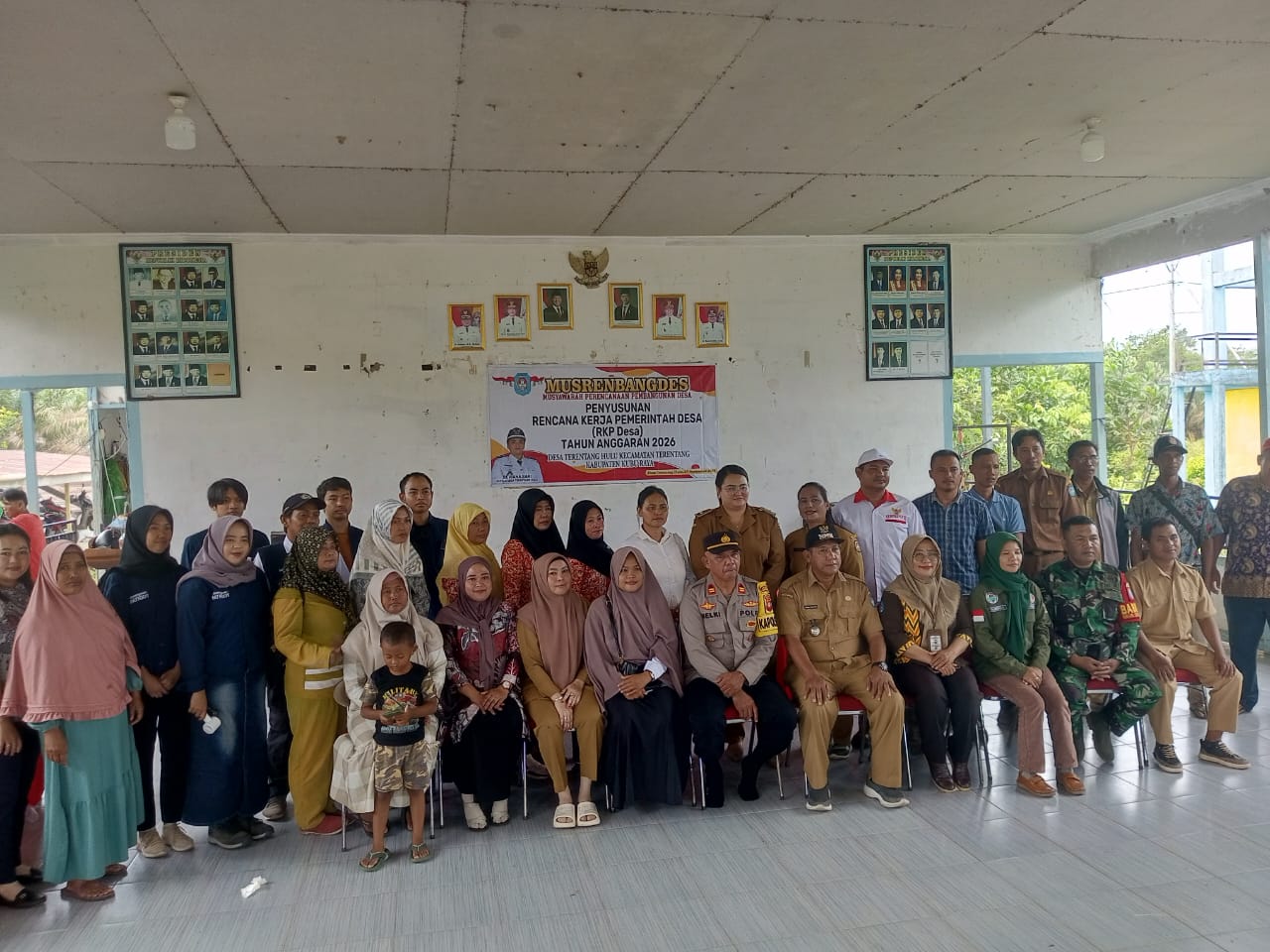 Plt. Camat Terentang Pimpin Musrenbang RKP Des 2026 di Terentang Hulu